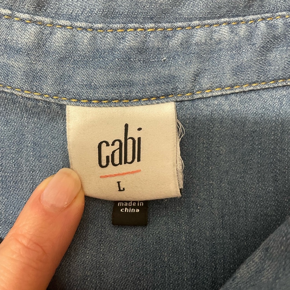 CABI Chambray Button-down Shirt - Picture 5 of 10